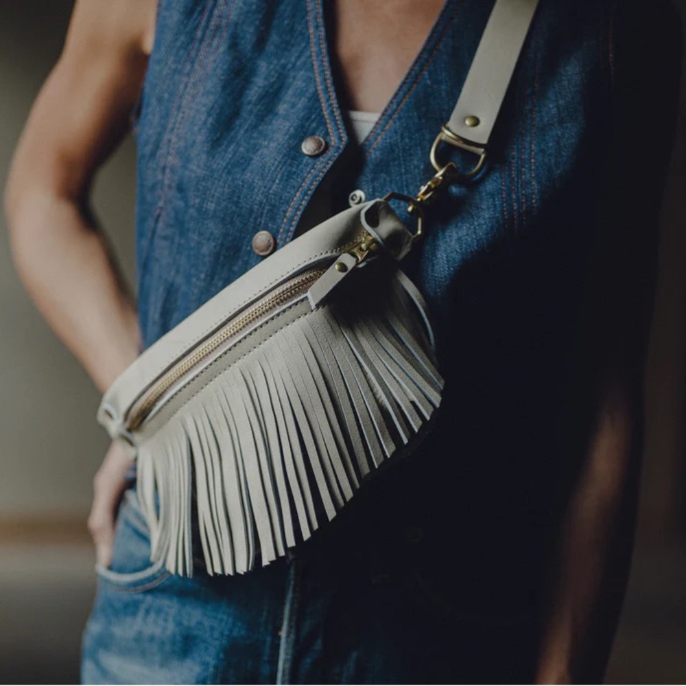FRINGE SLING BAG
